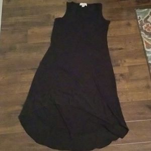 Black Michael Kors Jersey dress w/ sheer bottom